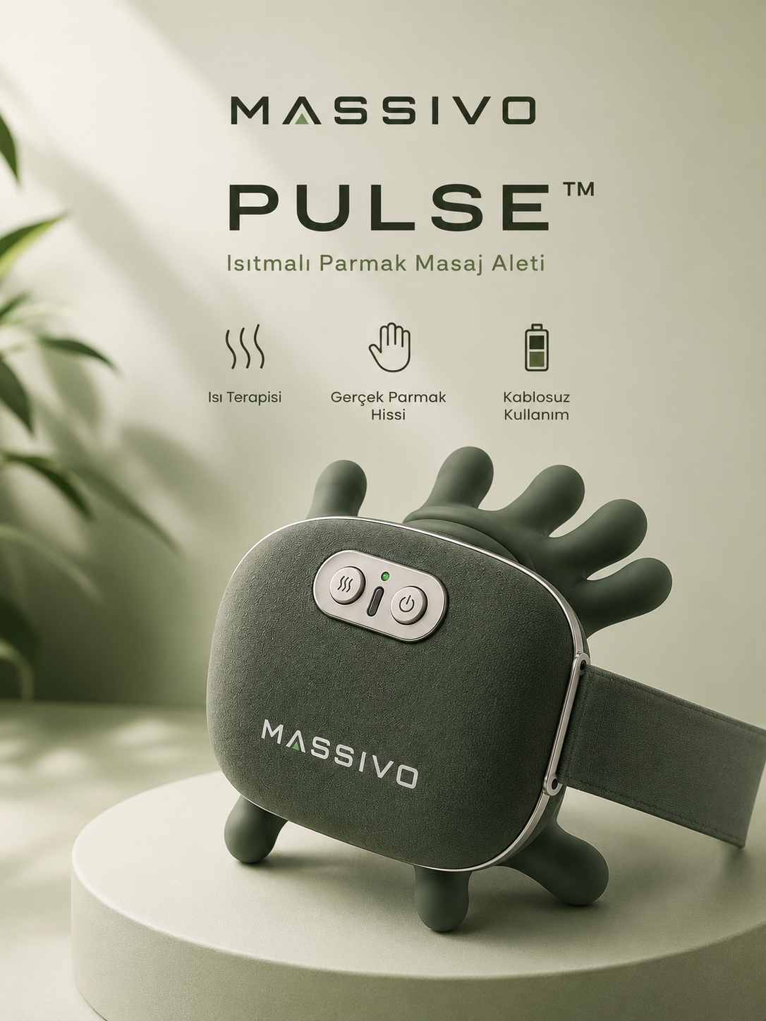 MASSIVO Pulse™ Isıtmalı Boyun ve Omuz Masaj Aleti
